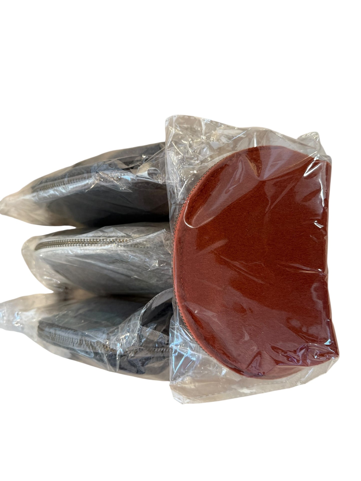 Felted Zipper Pouch with matching tape measure