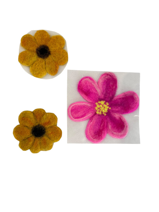Floral Felted Applique