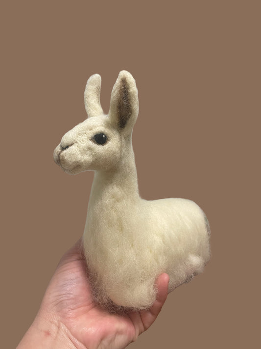 Llama Needle Felting Kit