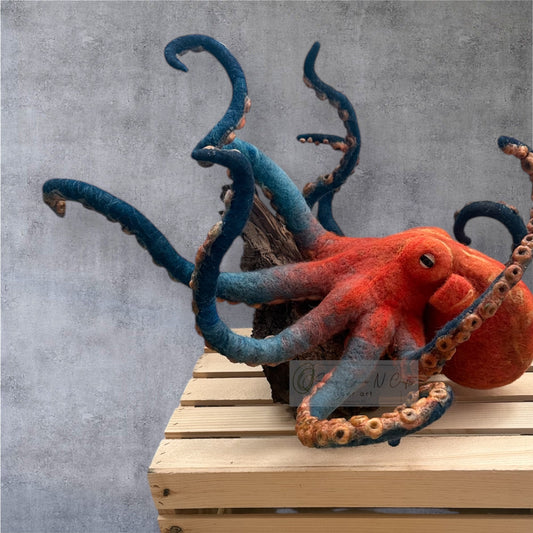 Needle Felted Octopus